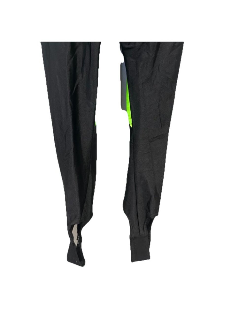 Vintage 80s Sport Europa Neon Ski Suit Large One Piece Stirrup Jumpsuit - Picture 11 of 11